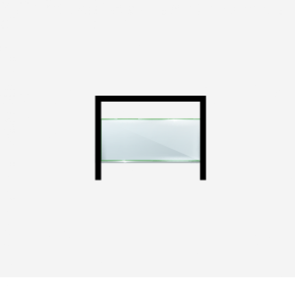 Gepoederlakt stalen frame (slank)