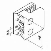 Glasklem MOD 21 buis
