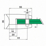 Glasklem MOD 26 buis