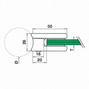 Glasklem MOD 27 buis