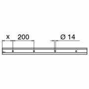Basisprofiel Easy-Glass Pro voor topmontage