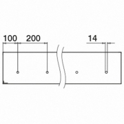 Basisprofiel Easy-Glass Pro Y voor zijmontage