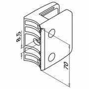 Glasklem MOD 24 buis