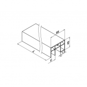 Aluminium U-profiel Linear Light