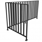 Balustrade RISTI - staal - verticaal