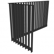 Balustrade RISTI - staal - verticaal