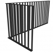 Balustrade RISTI - staal - verticaal