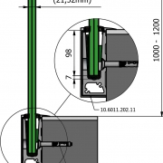 Basisprofiel OnLevel 6011 voor zijmontage