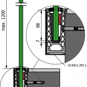 Basisprofiel OnLevel 6021 voor zijmontage