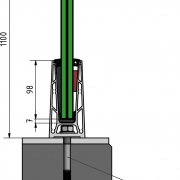 Basisprofiel OnLevel 6000 voor topmontage