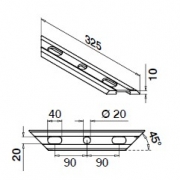 Drainageprofiel Easy-Glass Slim