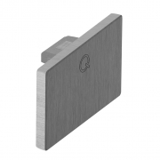 Eindkap vlak voor aluminium U-profiel Linear Light