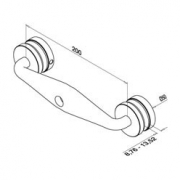 Glasadapter Spider 2 armen - D50