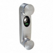 Wandbevestiging voor glas. Model 0760. Hoogte 300mm. Hoek niet instelbaar.