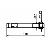 Fisher bevestigingsanker FAZ II 12/10 OnLevel voor topmontage