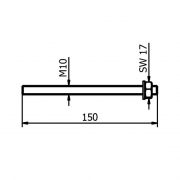 Fisher bevestiginsanker FIS AM M10x150 OnLevel voor topmontage