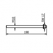 Fisher bevestiginsanker RG M10x190 OnLevel voor zijmontage