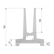 Afstandhouder OnLevel 4010 voor topmontage