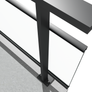 Profiel 4202 voor glasbevestiging