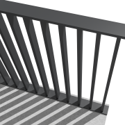 Profiel 5101 trapezium voor verticale balusters
