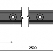 Basisprofiel OnLevel 6020 voor topmontage