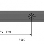 Basisprofiel OnLevel 6000 voor topmontage