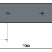Basisprofiel OnLevel 6011 voor zijmontage
