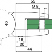 Glasklem MOD 24 buis