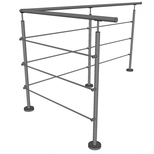 Balustrade ATIVA - inox 33 - staven