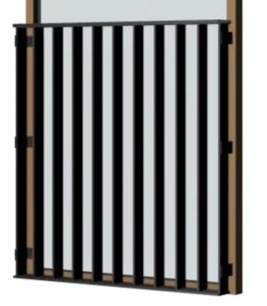 Muurbevestiging beugel verticale raambalustrade