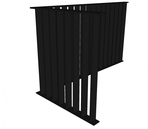 Balustrade LANCO - staven - verticaal