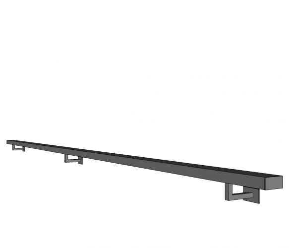Handgreep BUSTO - inox - 30x60