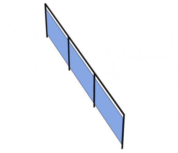 Trapleuning PELKAS - gelakt - glas