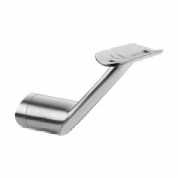 Handrailingsteun schuin buis-buis - D 48.3 plat