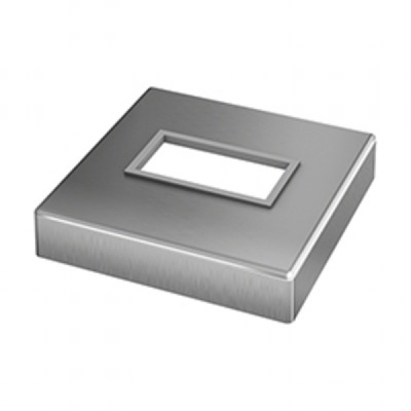 Afdekrozet square line 60x30 topmontage