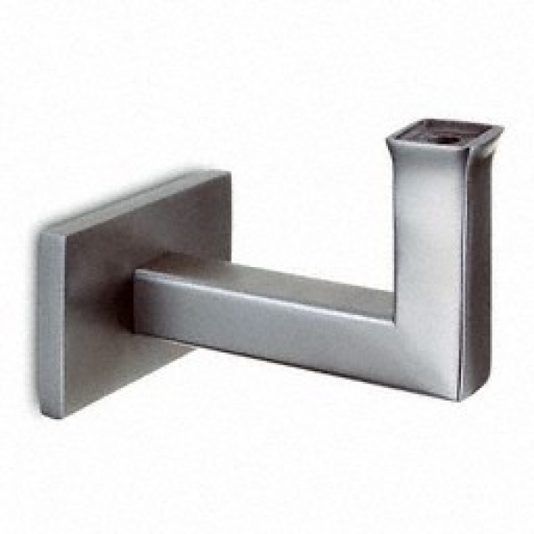 Handrailingsteun square line 40x40 - wand-vlak