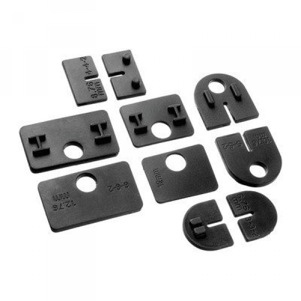 Rubbers voor glasklemmen en plaatadapters