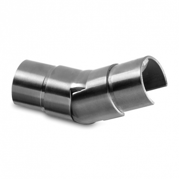 Variabele verbinder 25-55° voor rond U-profiel - opgaand