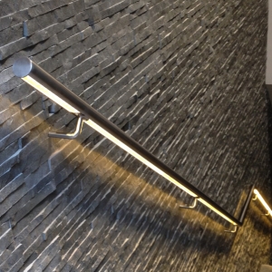 handgreep in inox met led verlichting