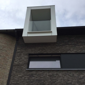 Vidras raambalustrade met zijdelingse profielen