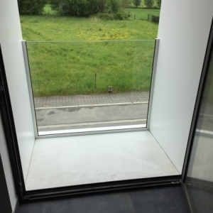 glazen raambalustrade