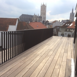 Lanco buiten balustrade met verticale stijlen